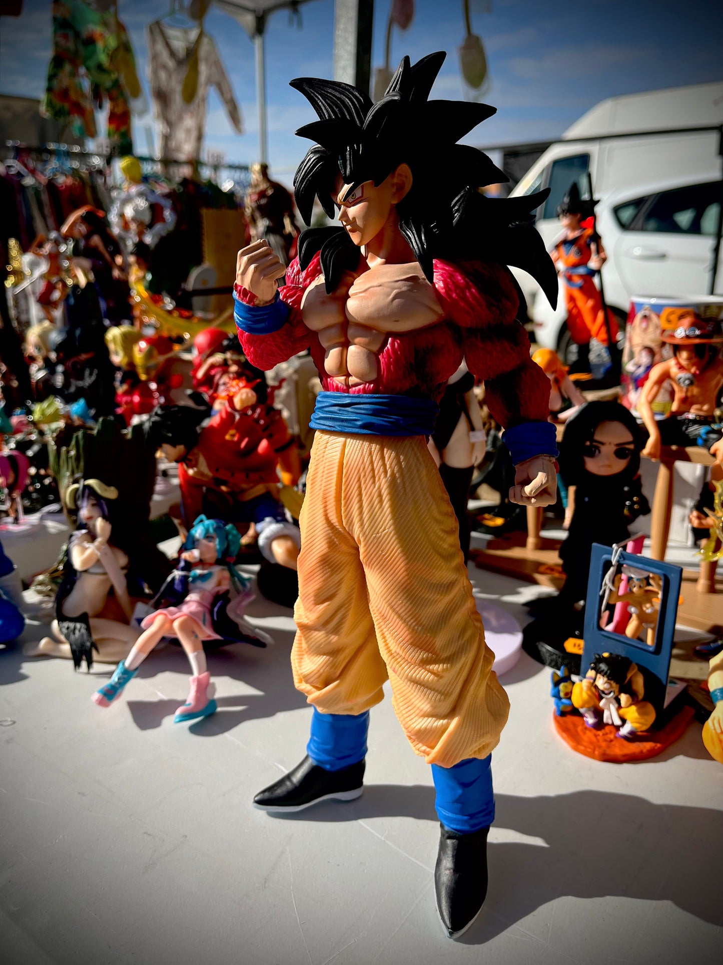 Dragonball Z Goku Super Sayan 4 anime 3d high quality big tall Figurine from Dragon Ball z