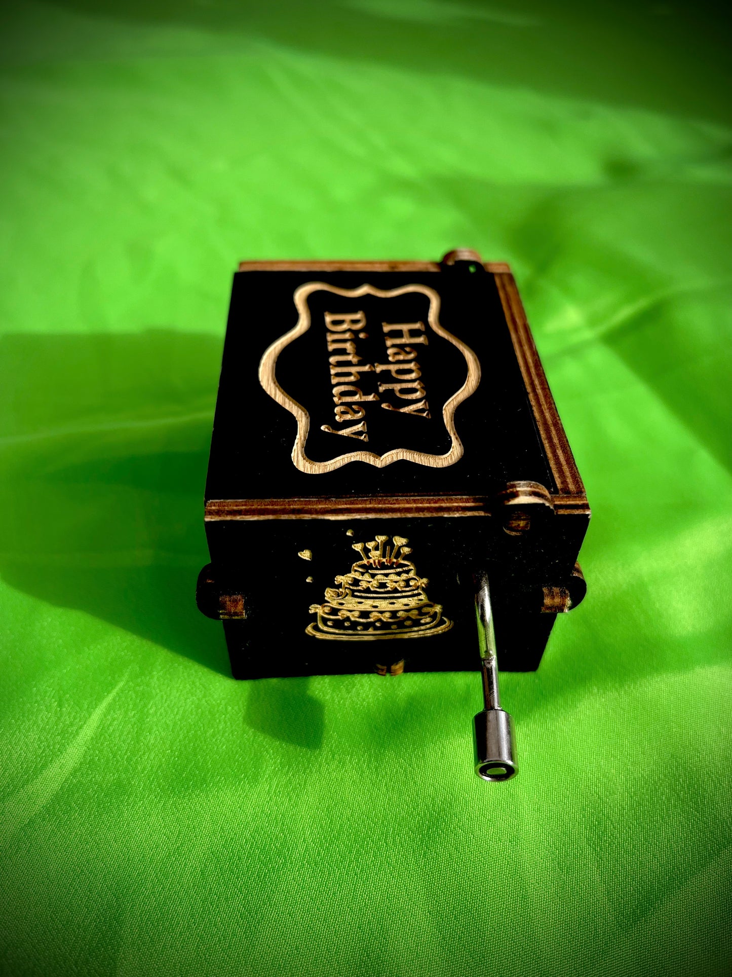 Birthday Harmony: The Wooden Music Box