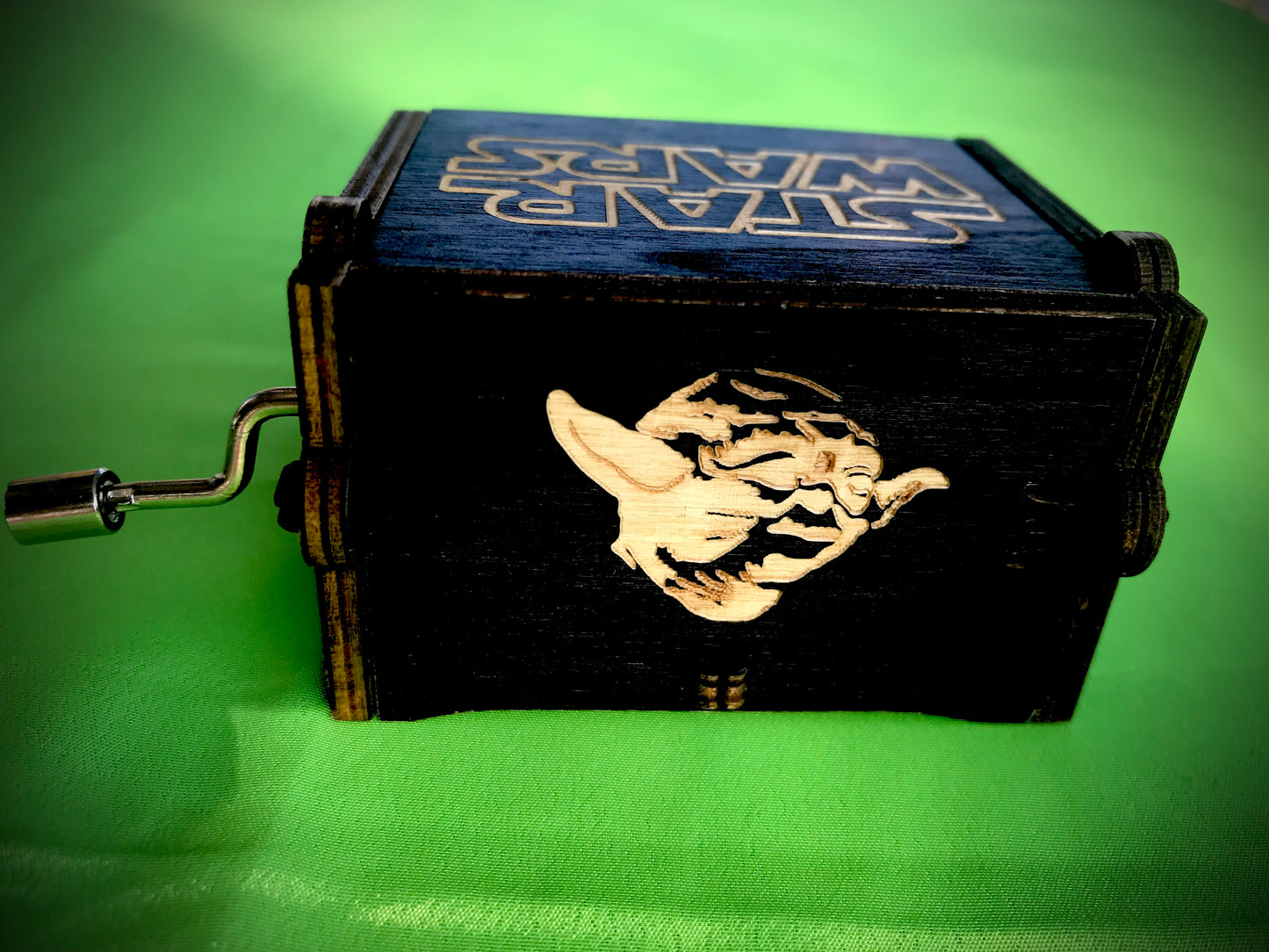 Star wars movie wooden music box of the film