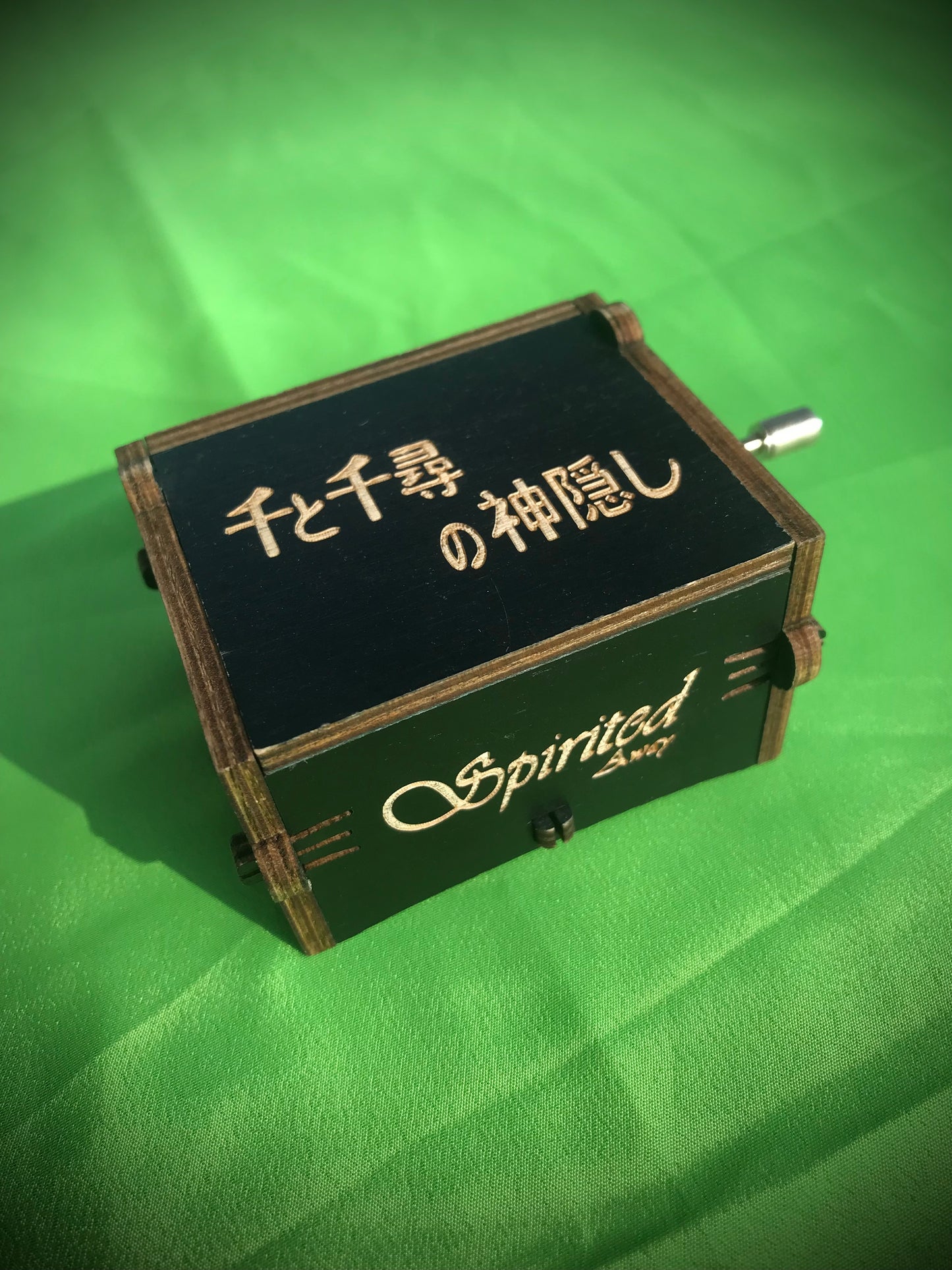Spirited away chihiro anime wooden music box of the travel of chihiro