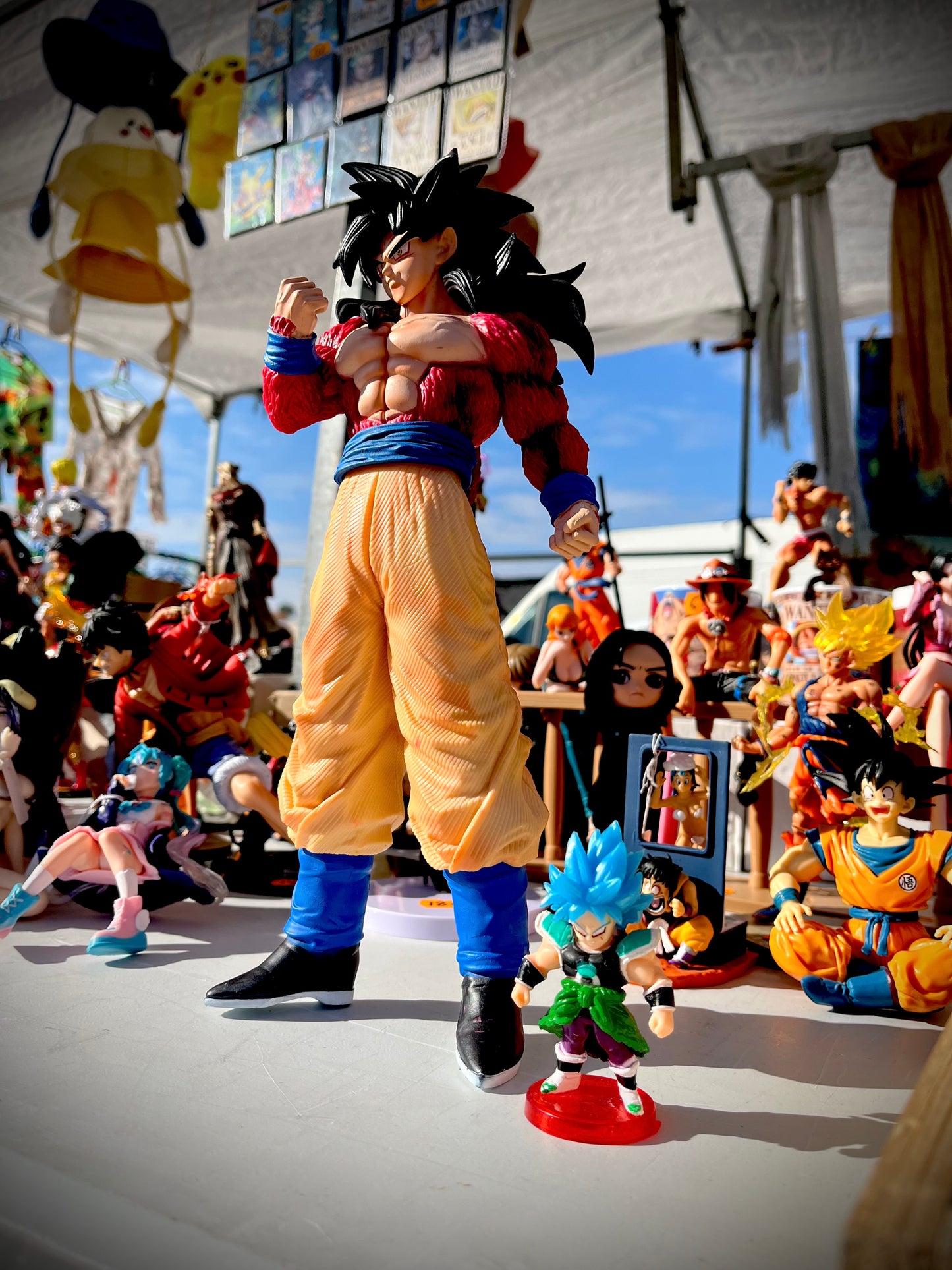 Dragonball Z Goku Super Sayan 4 anime 3d high quality big tall Figurine from Dragon Ball z