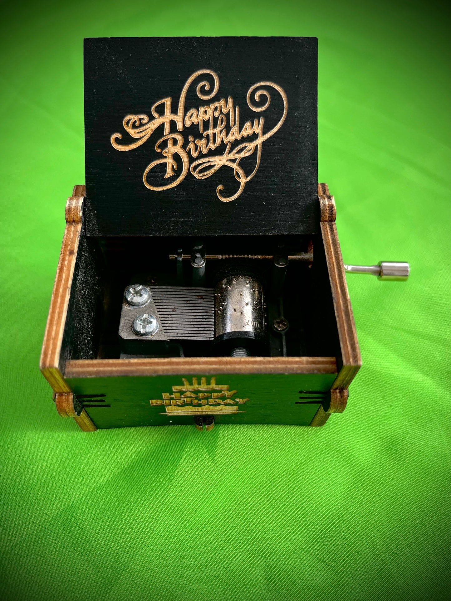 Birthday Harmony: The Wooden Music Box