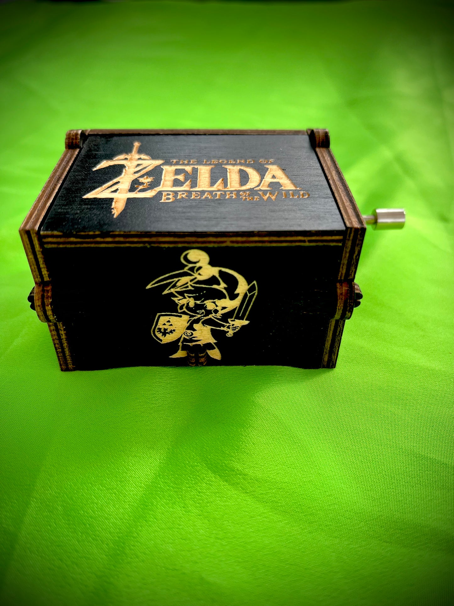 Zelda breath of the Wild anime wooden music box of the classic from Zelda