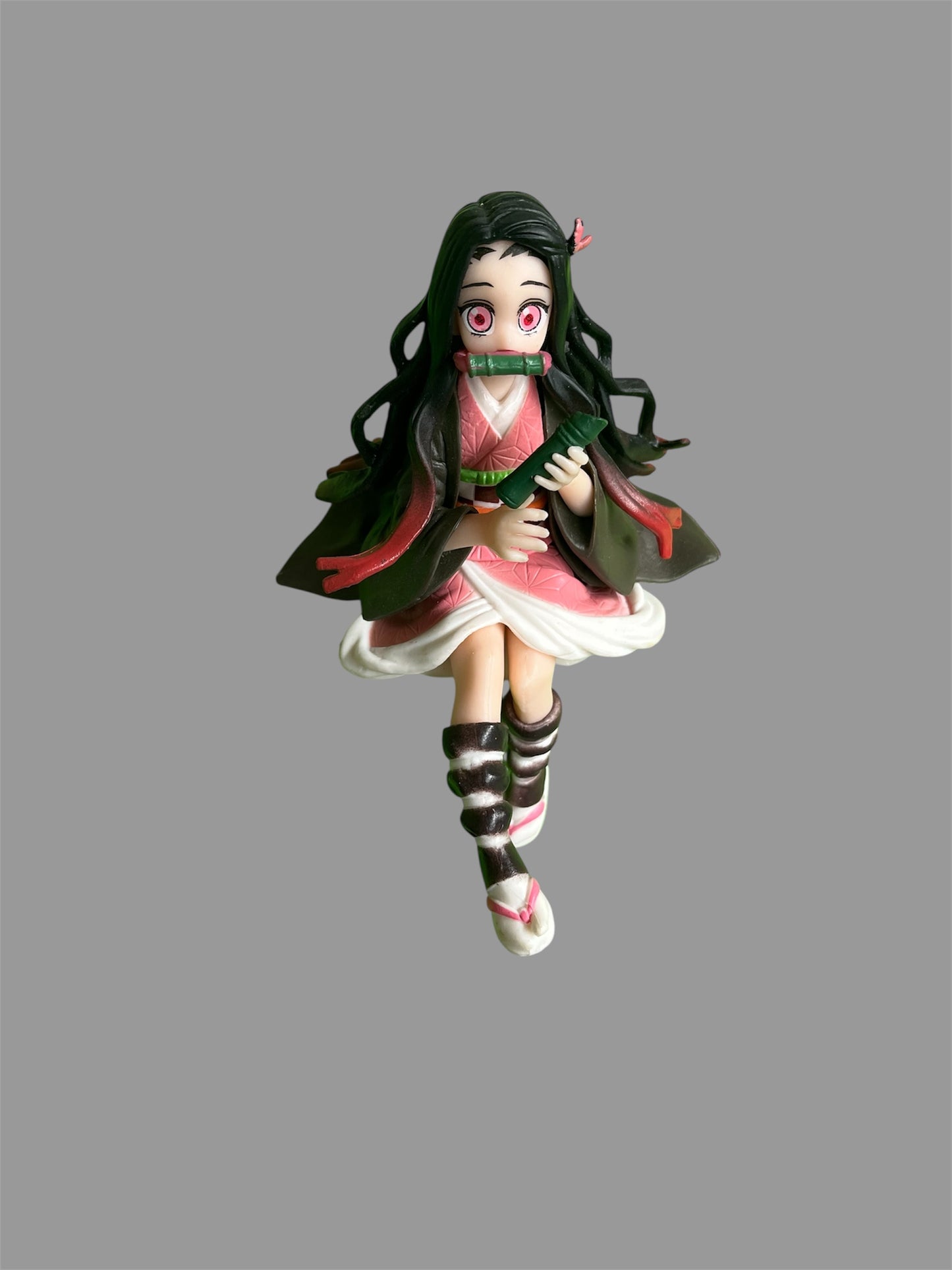 🌸 Nezuko Kamado Sitting Figure – Adorable Demon Slayer Collectible