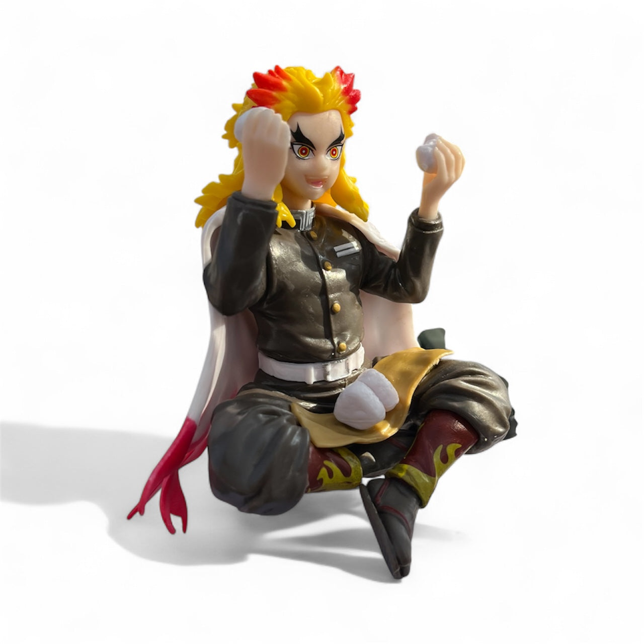 Kyojuro Rengoku Eating Onigiri – Flame Hashira Demon Slayer Collectible Figure