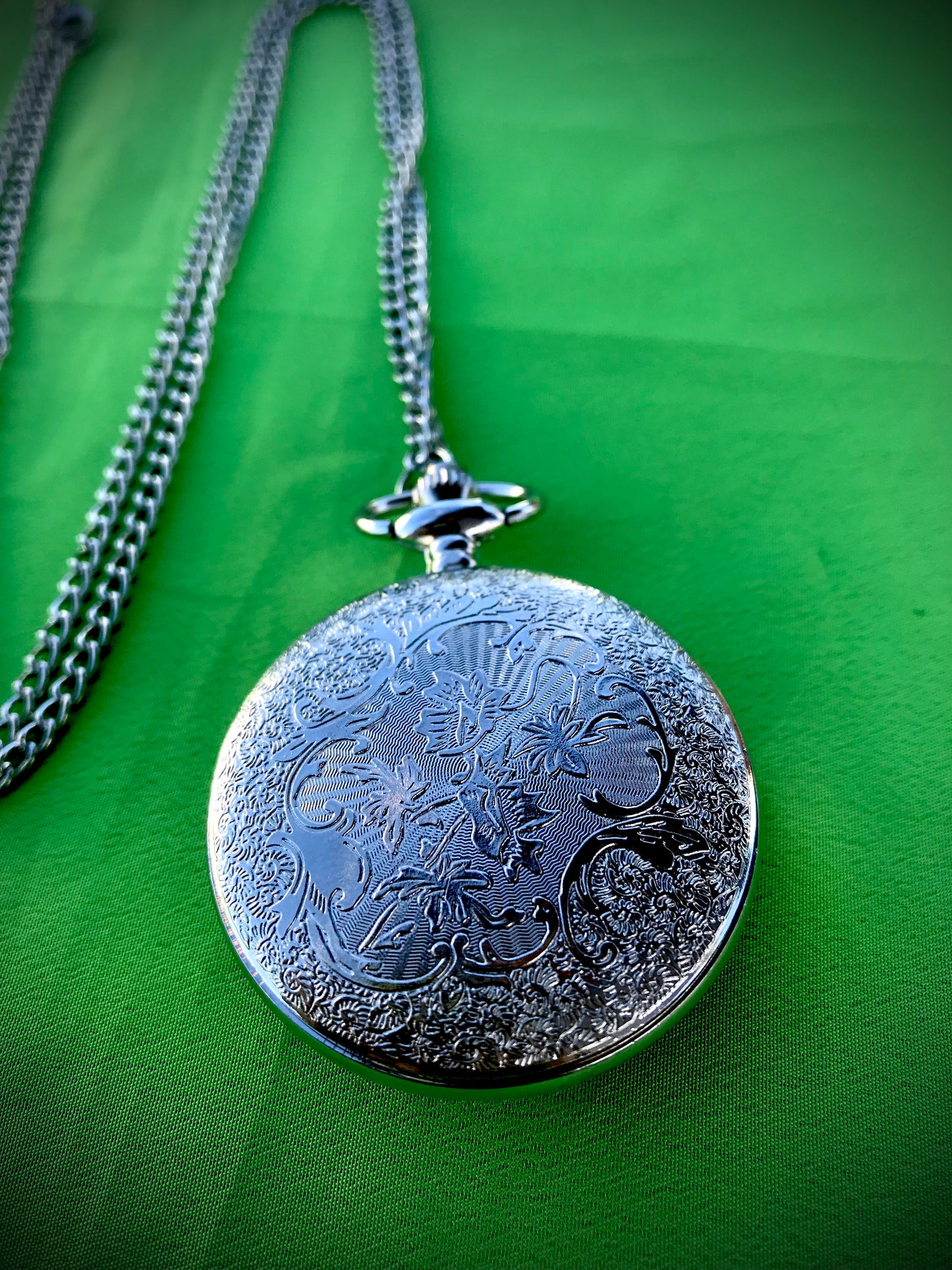 Captain America Bronze Pocket Watch MARVEL COMICS Themed necklace