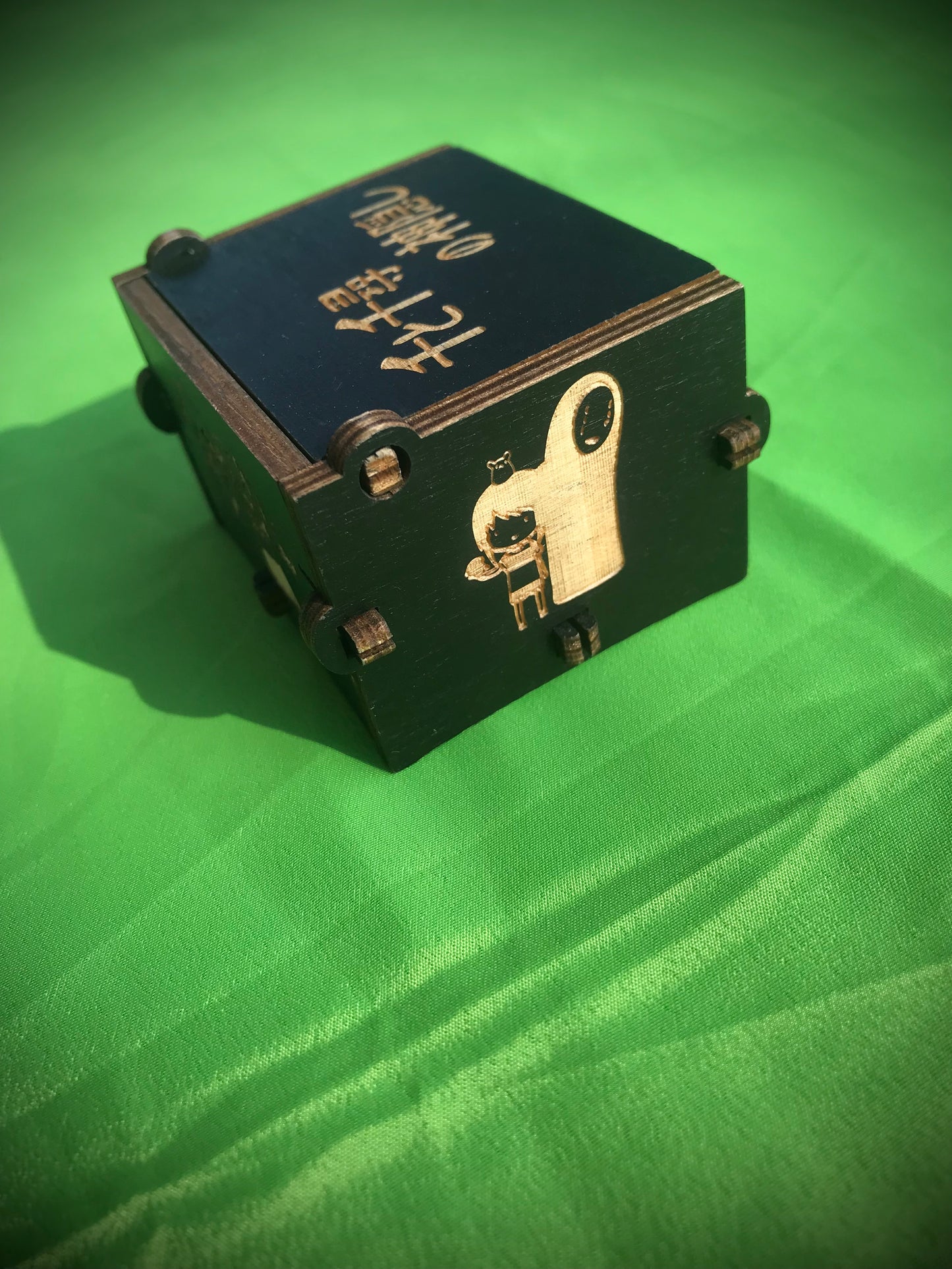 Spirited away chihiro anime wooden music box of the travel of chihiro