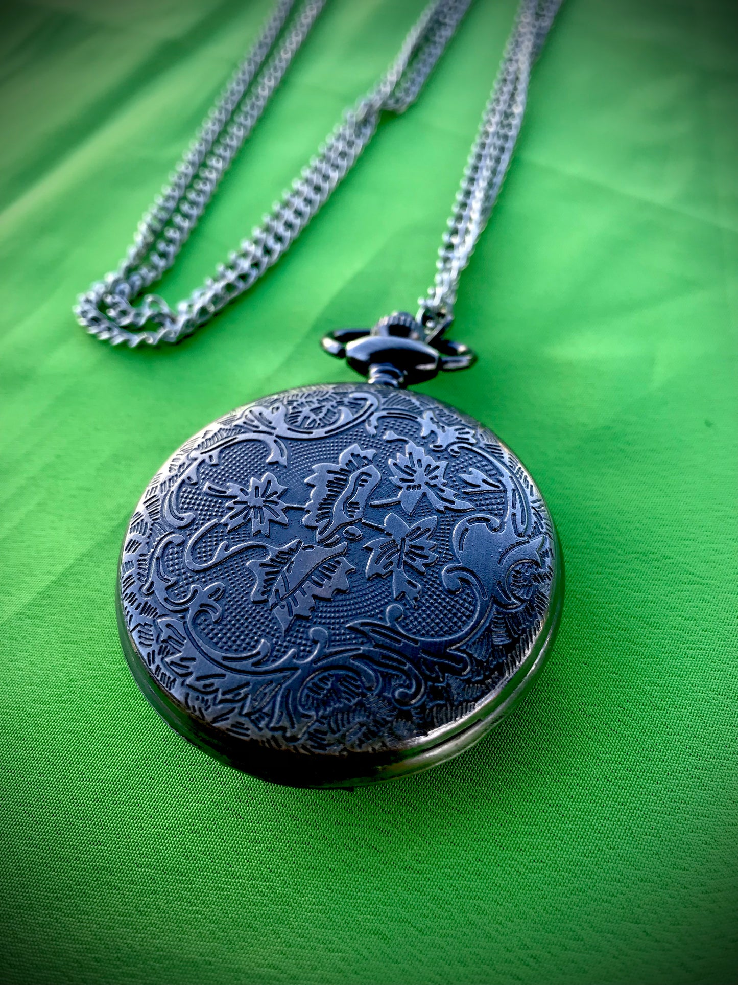 Jack’s nightmare Bronze Pocket Watch Tim Burton nightmare before christmas Themed necklace