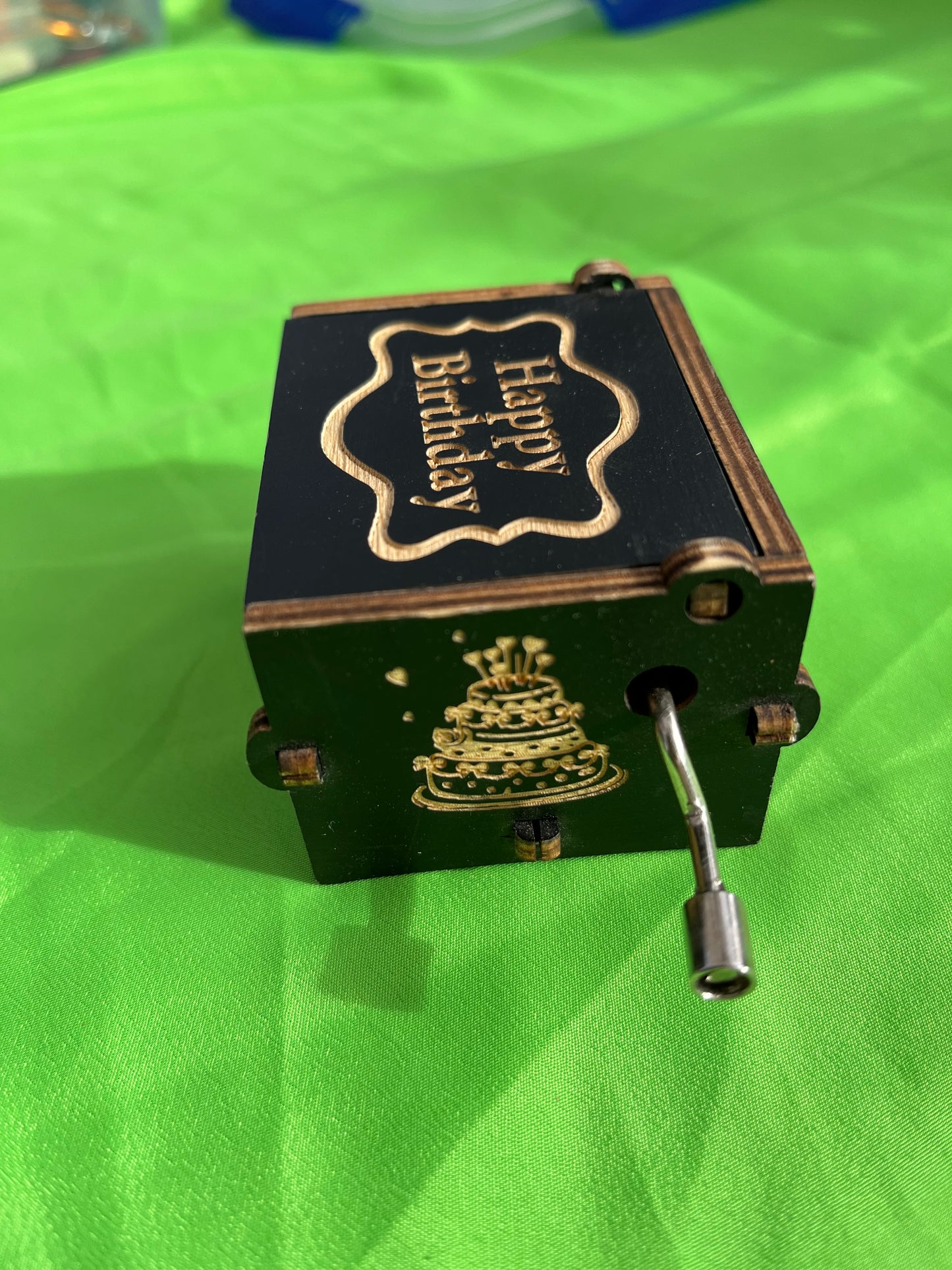 Birthday Harmony: The Wooden Music Box