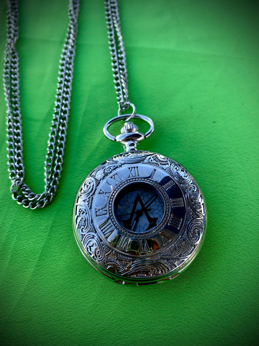Assassin’s Creed Bronze Pocket Watch GAMING Themed necklace
