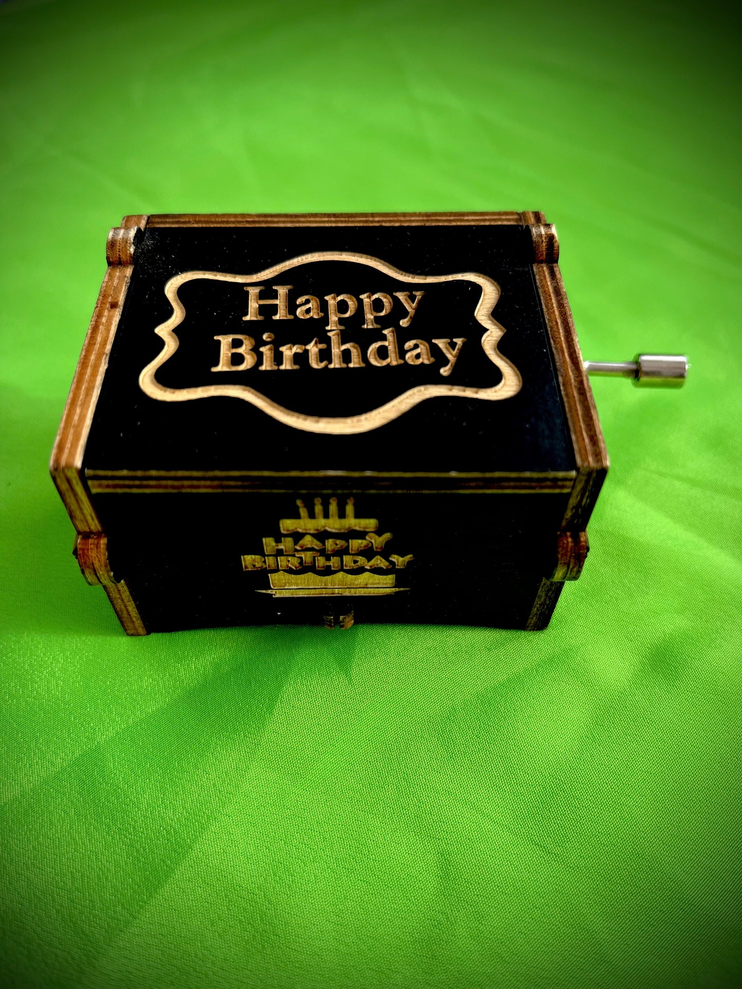 Birthday Harmony: The Wooden Music Box