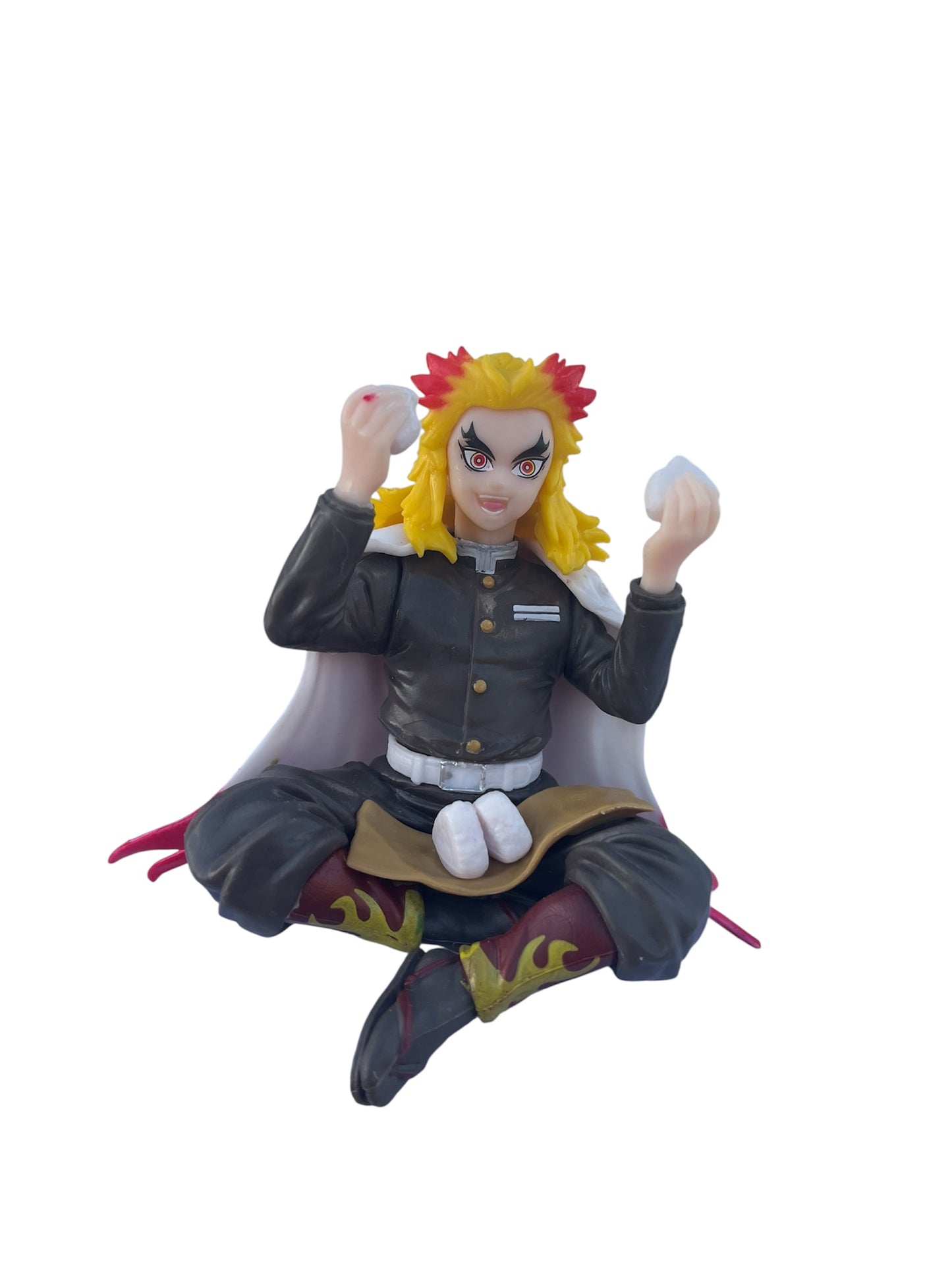 Kyojuro Rengoku Eating Onigiri – Flame Hashira Demon Slayer Collectible Figure
