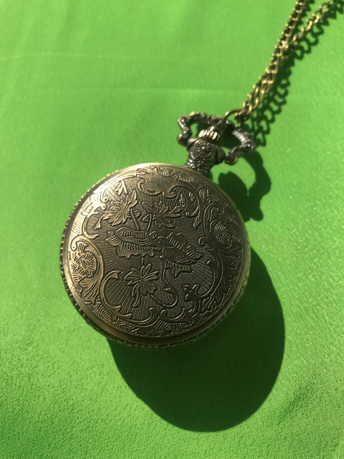 One Piece Bronze Pocket Watch Anime Manga Themed necklace