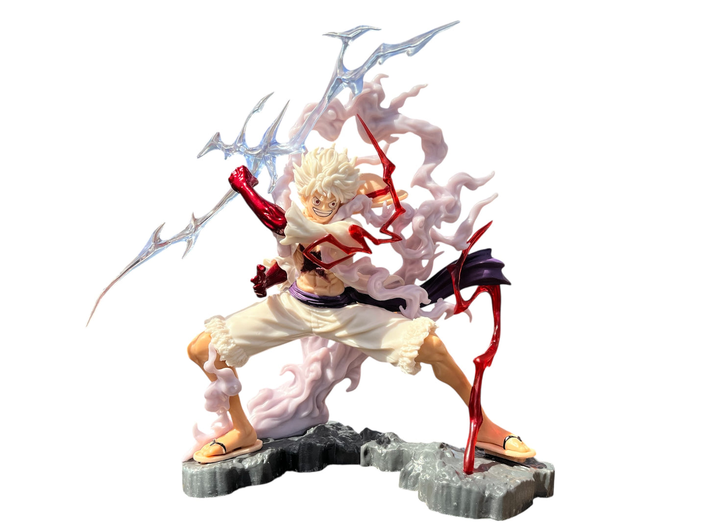One Piece – Monkey D. Luffy Gear 5 Battle Pose Figurine