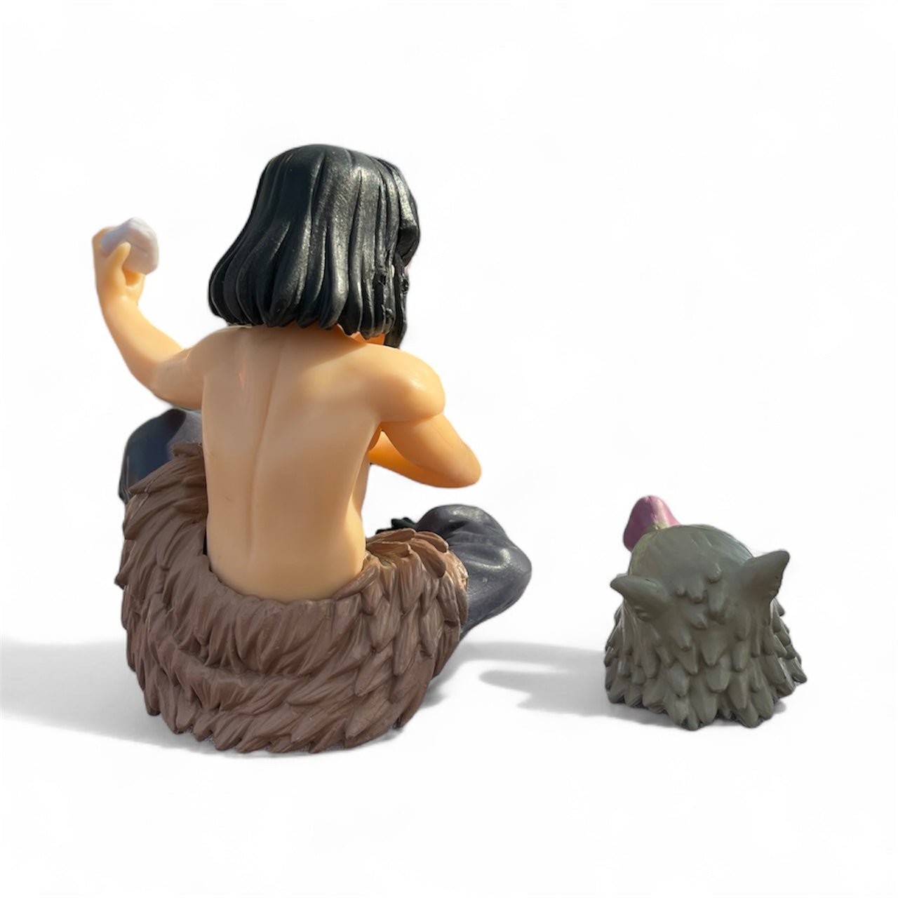 Inosuke Hashibira Sitting Figurine – Demon Slayer Collectible with Boar Mask