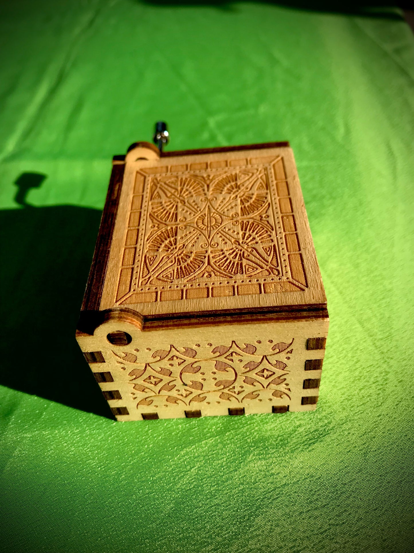 Castle in the sky V2 anime wooden music box of the classic from Studio Ghibli