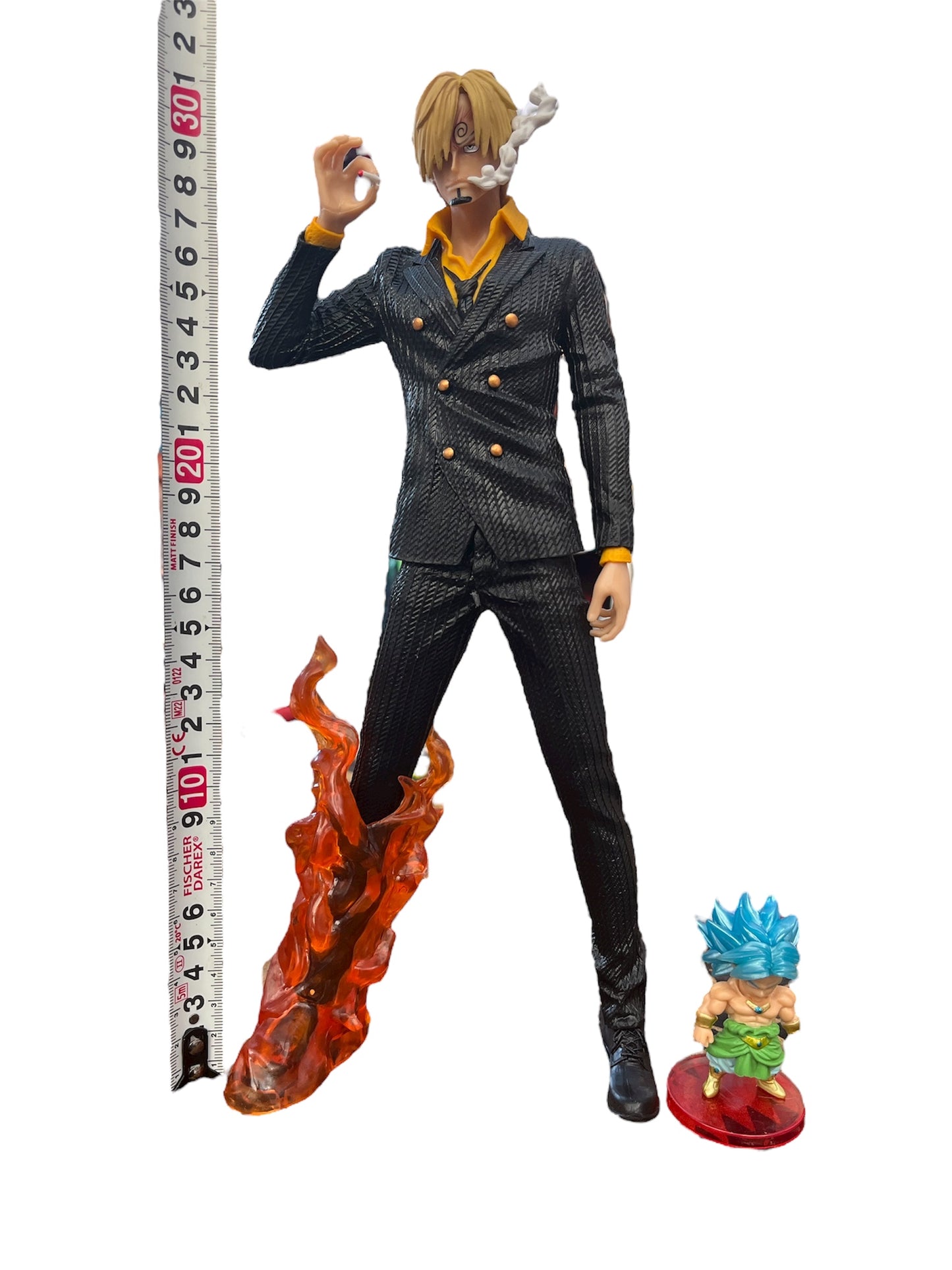 One Piece – Sanji Black Suit Figure with Flame Effect (33cm)