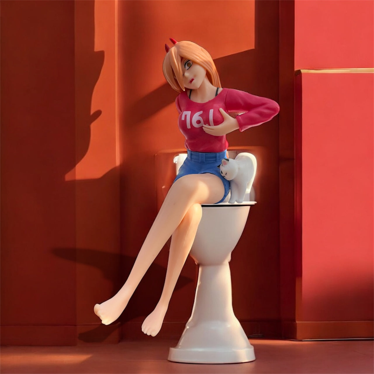 Chainsaw Man – Power “Promise Scene” Figurine with Meowy