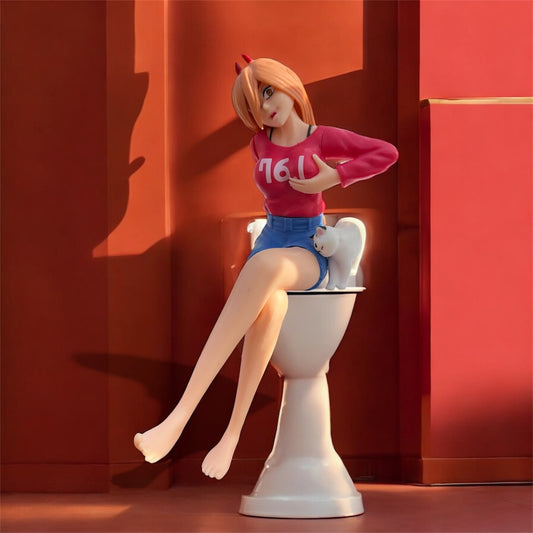 Chainsaw Man – Power “Promise Scene” Figurine with Meowy