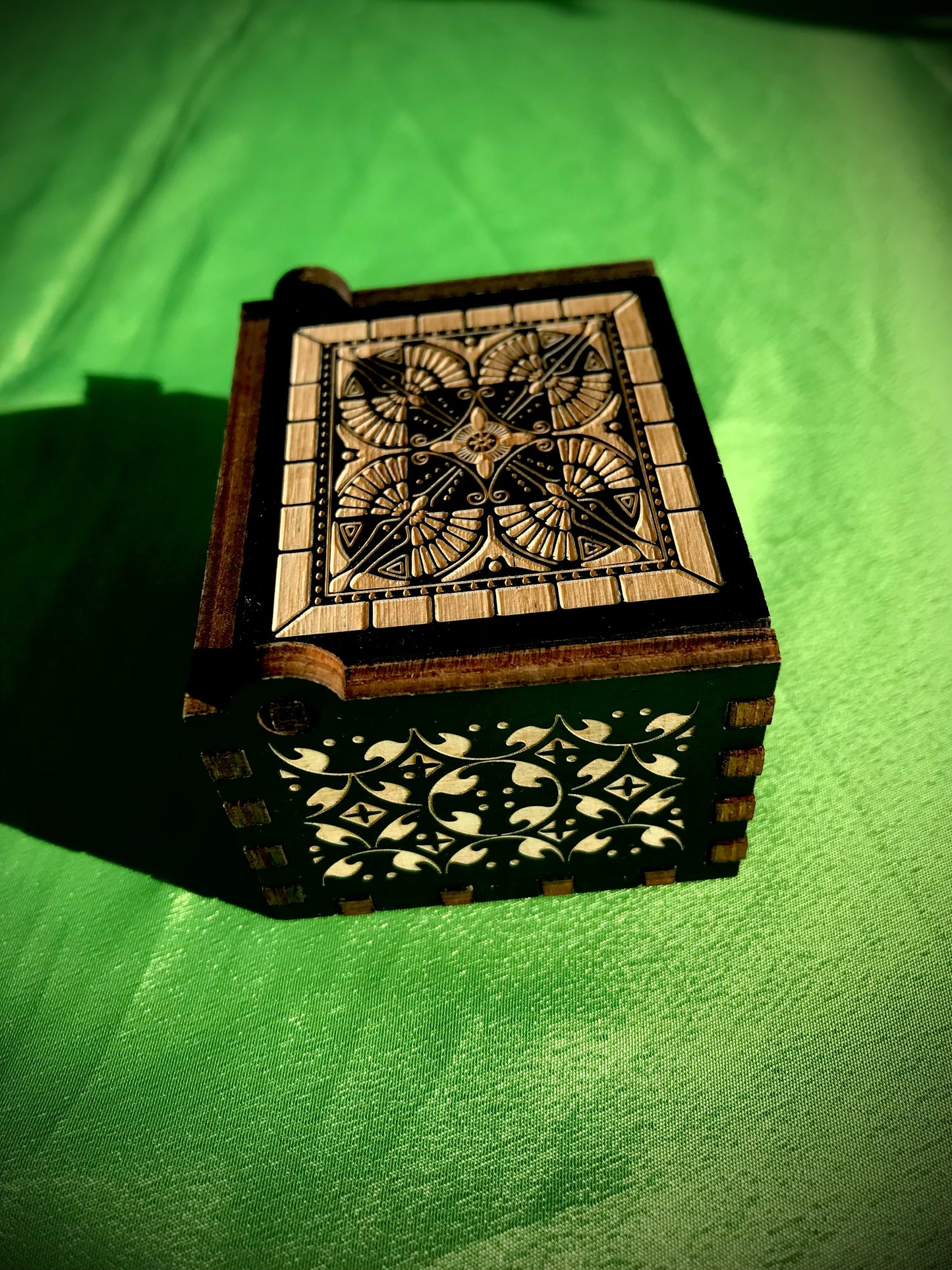 Castle in the sky anime wooden music box of the classic from Studio Ghibli