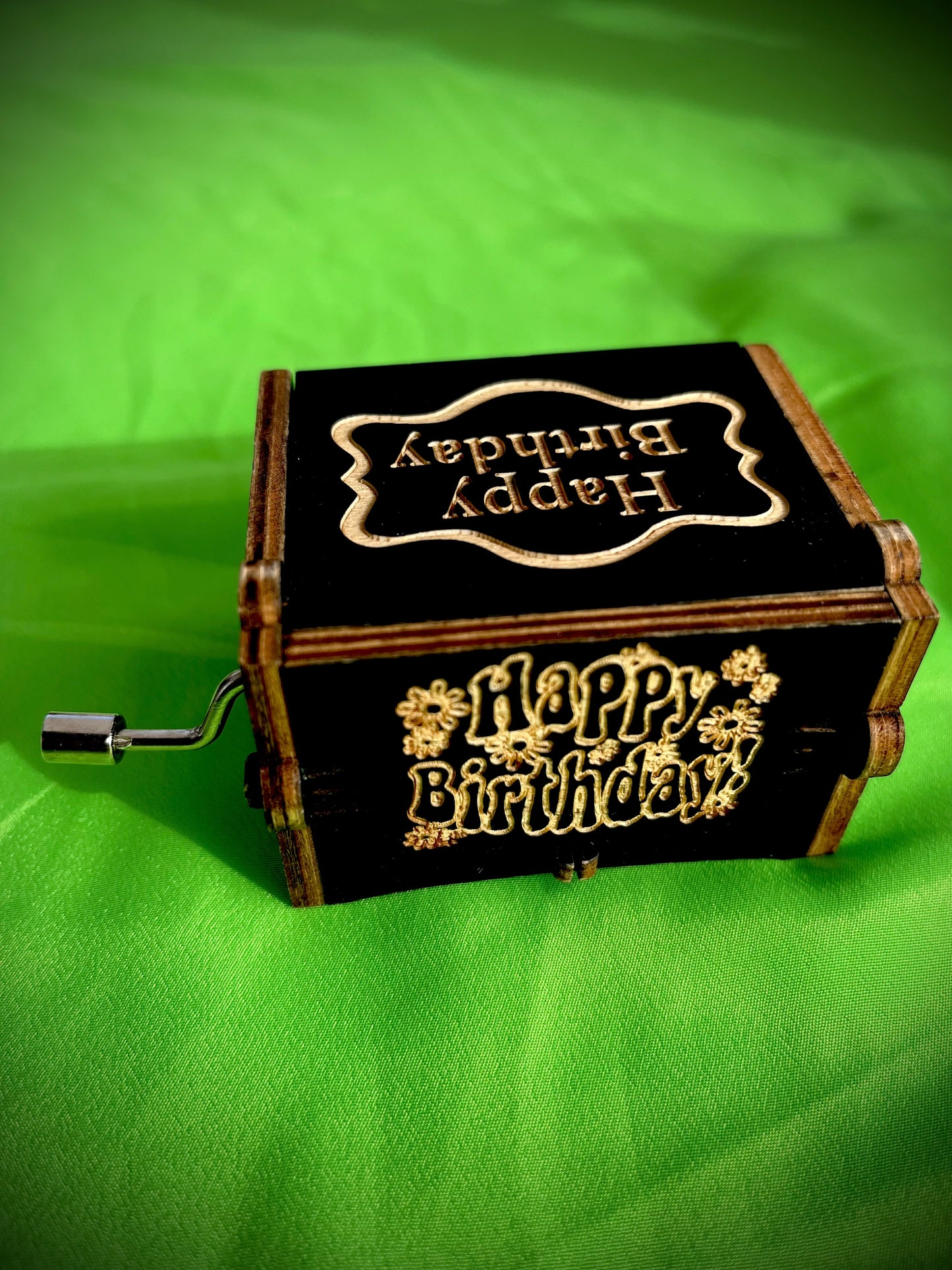 Birthday Harmony: The Wooden Music Box