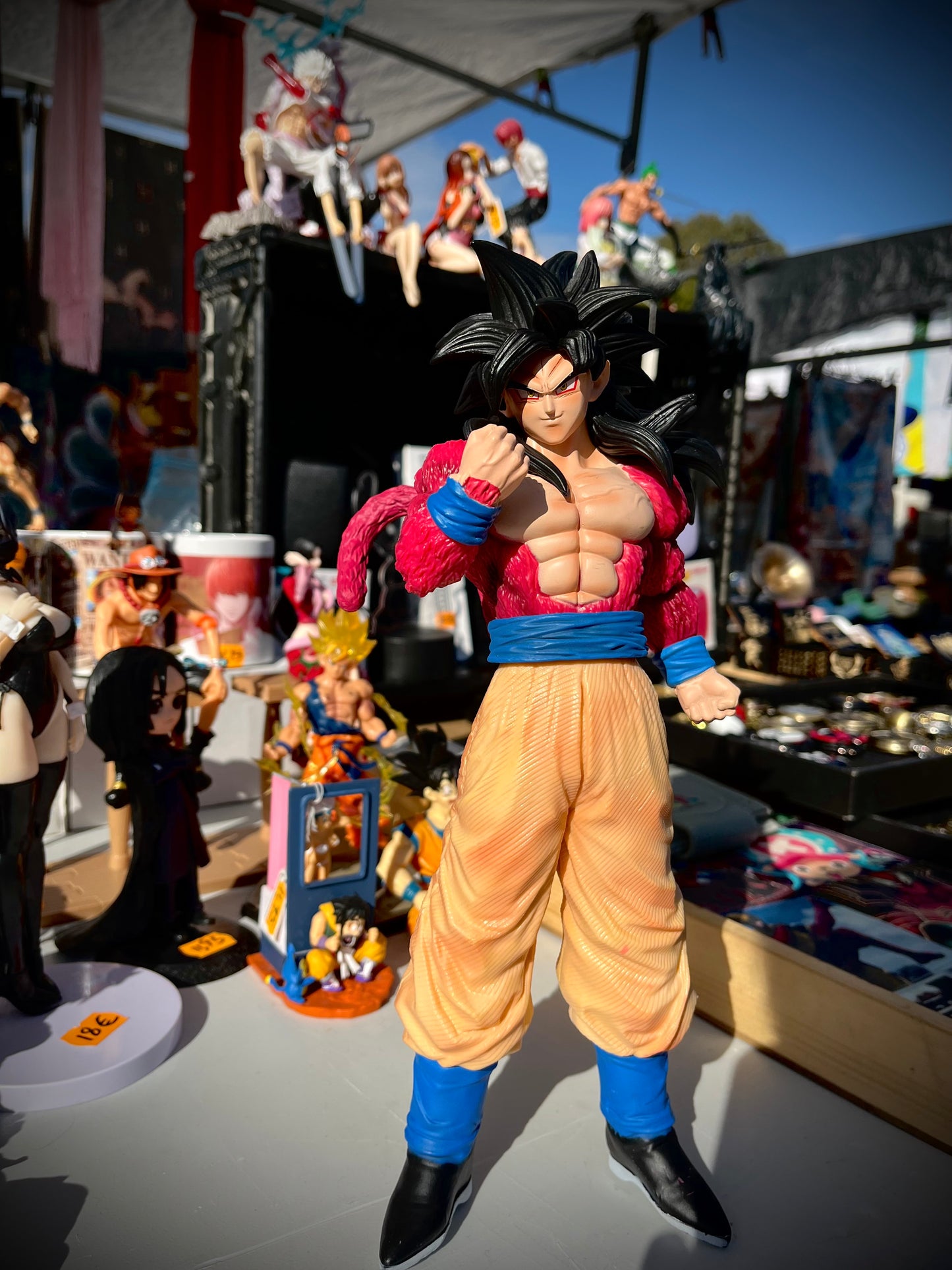 Dragonball Z Goku Super Sayan 4 anime 3d high quality big tall Figurine from Dragon Ball z