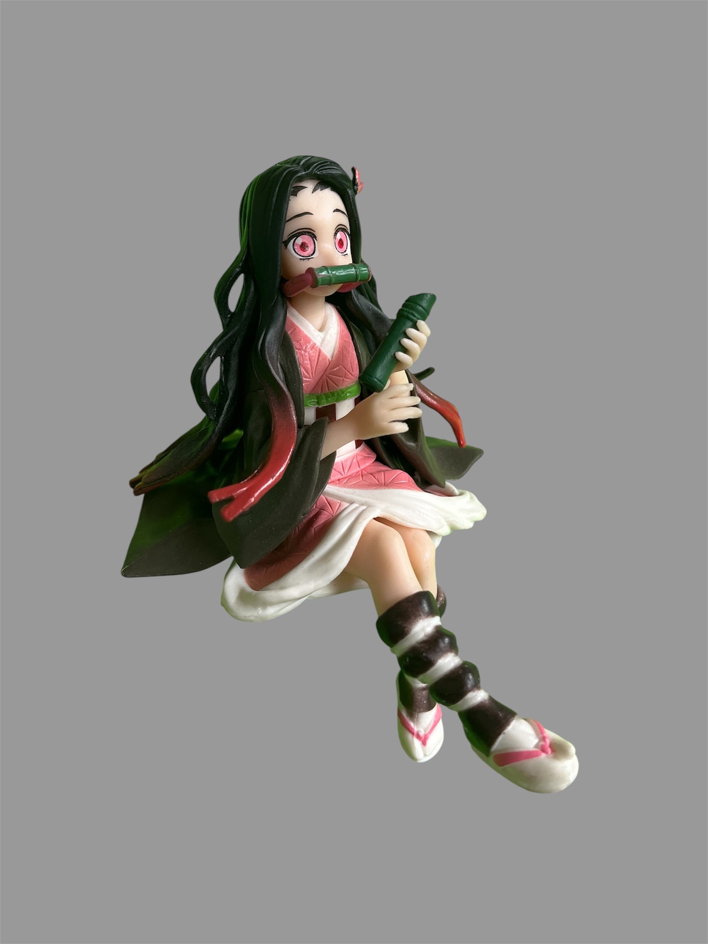 🌸 Nezuko Kamado Sitting Figure – Adorable Demon Slayer Collectible