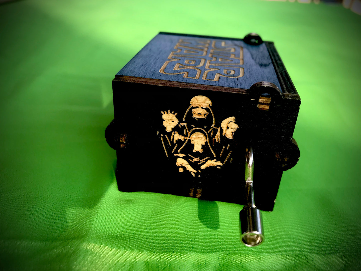 Star wars movie wooden music box of the film