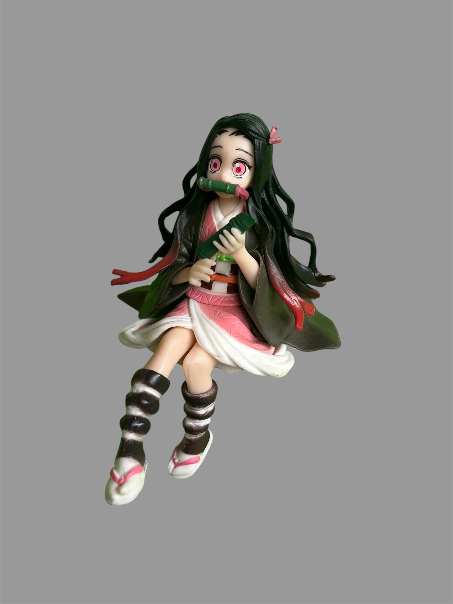 🌸 Nezuko Kamado Sitting Figure – Adorable Demon Slayer Collectible