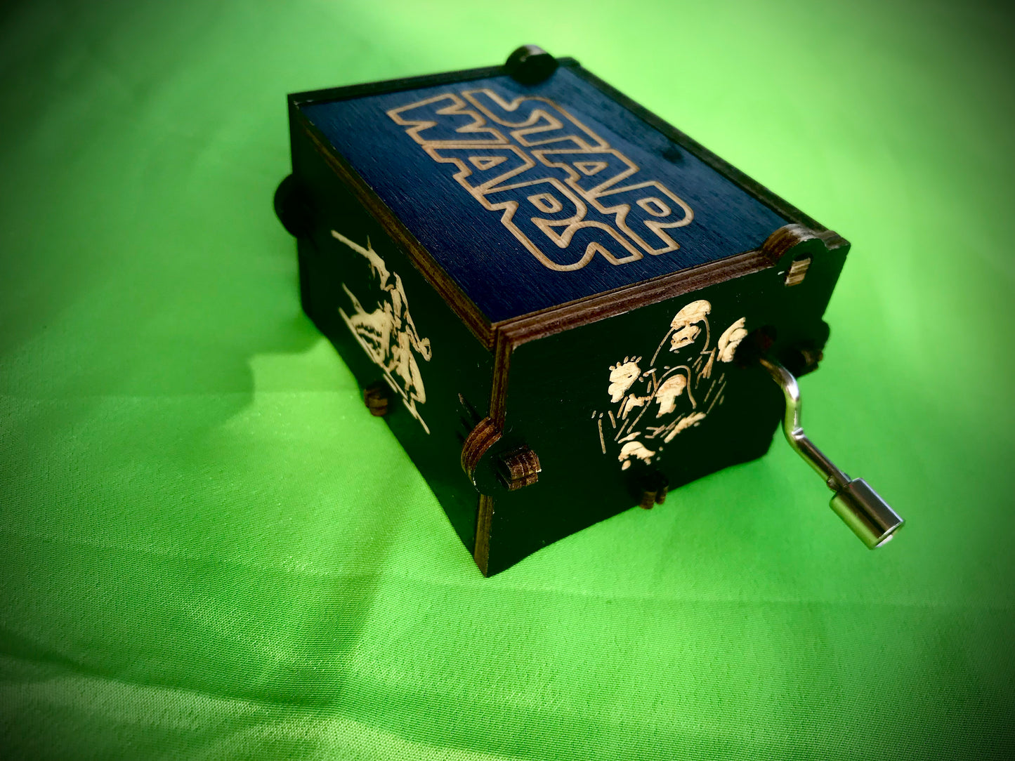 Star wars movie wooden music box of the film