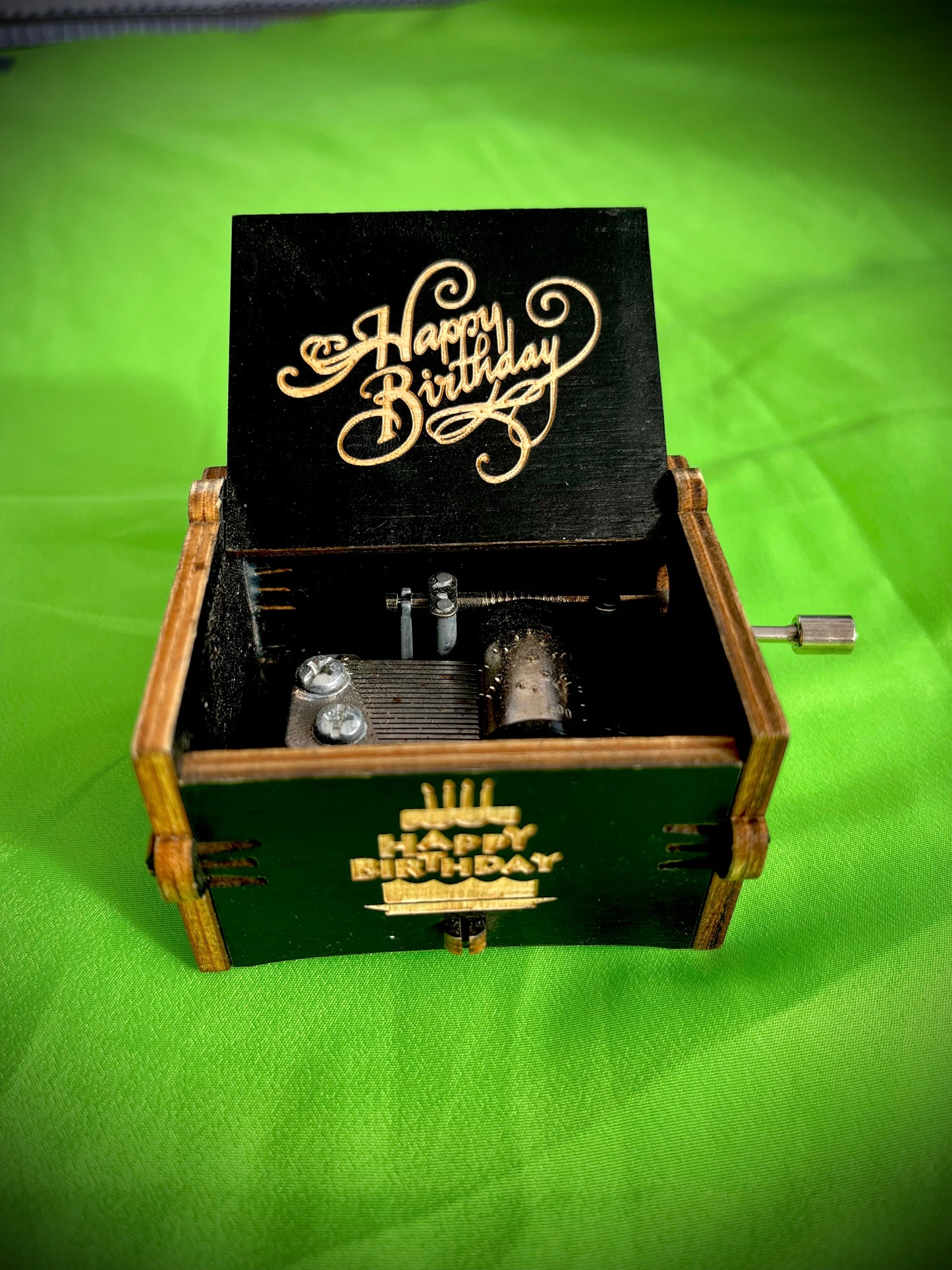 Birthday Harmony: The Wooden Music Box