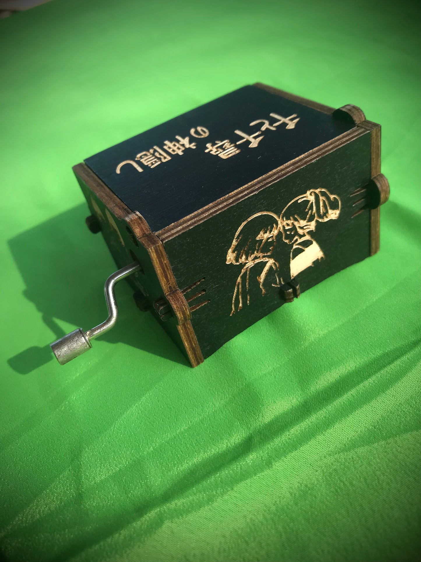 Spirited away chihiro anime wooden music box of the travel of chihiro