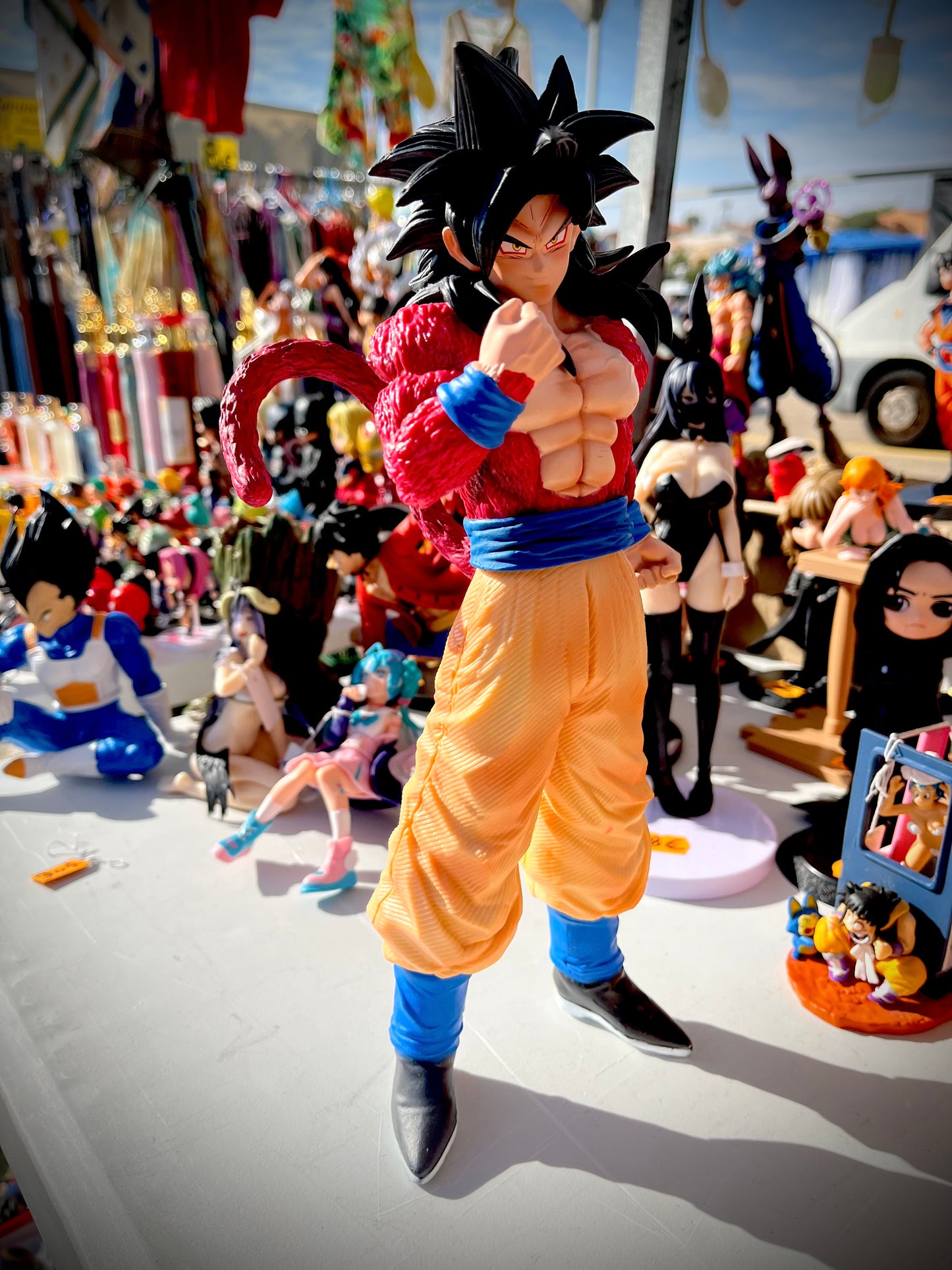 Dragonball Z Goku Super Sayan 4 anime 3d high quality big tall Figurine from Dragon Ball z