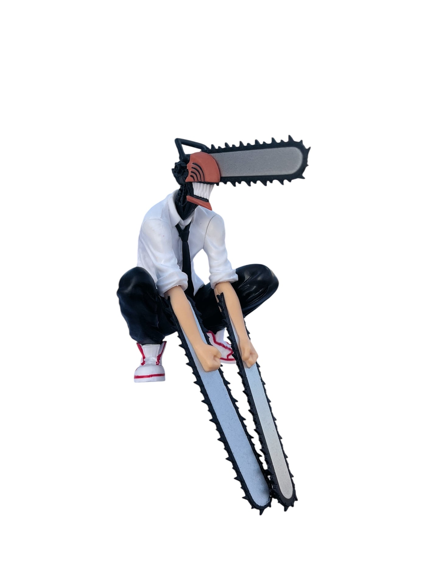 Chainsaw Man Crouching Battle Pose Figurine – Anime Collectible Model