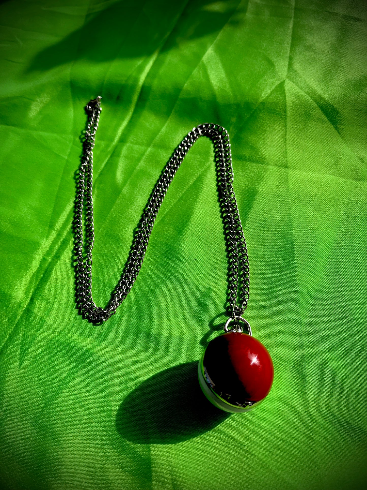 Pokeball Bronze Pocket Watch Pokemon Themed necklace