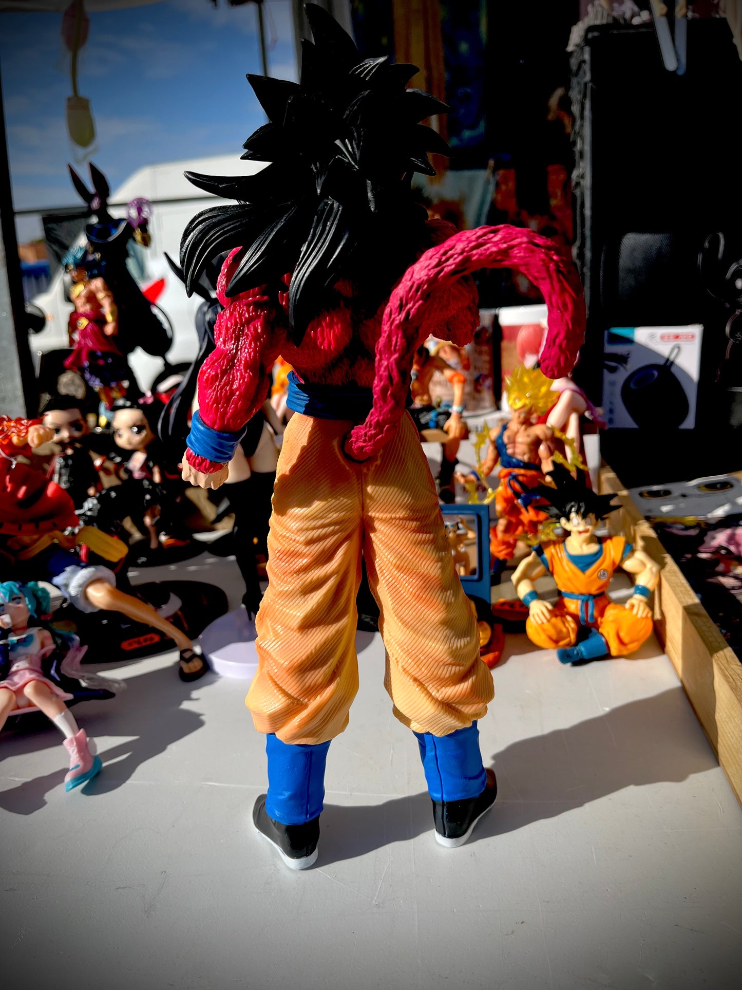 Dragonball Z Goku Super Sayan 4 anime 3d high quality big tall Figurine from Dragon Ball z