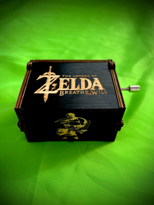 Zelda breath of the Wild anime wooden music box of the classic from Zelda