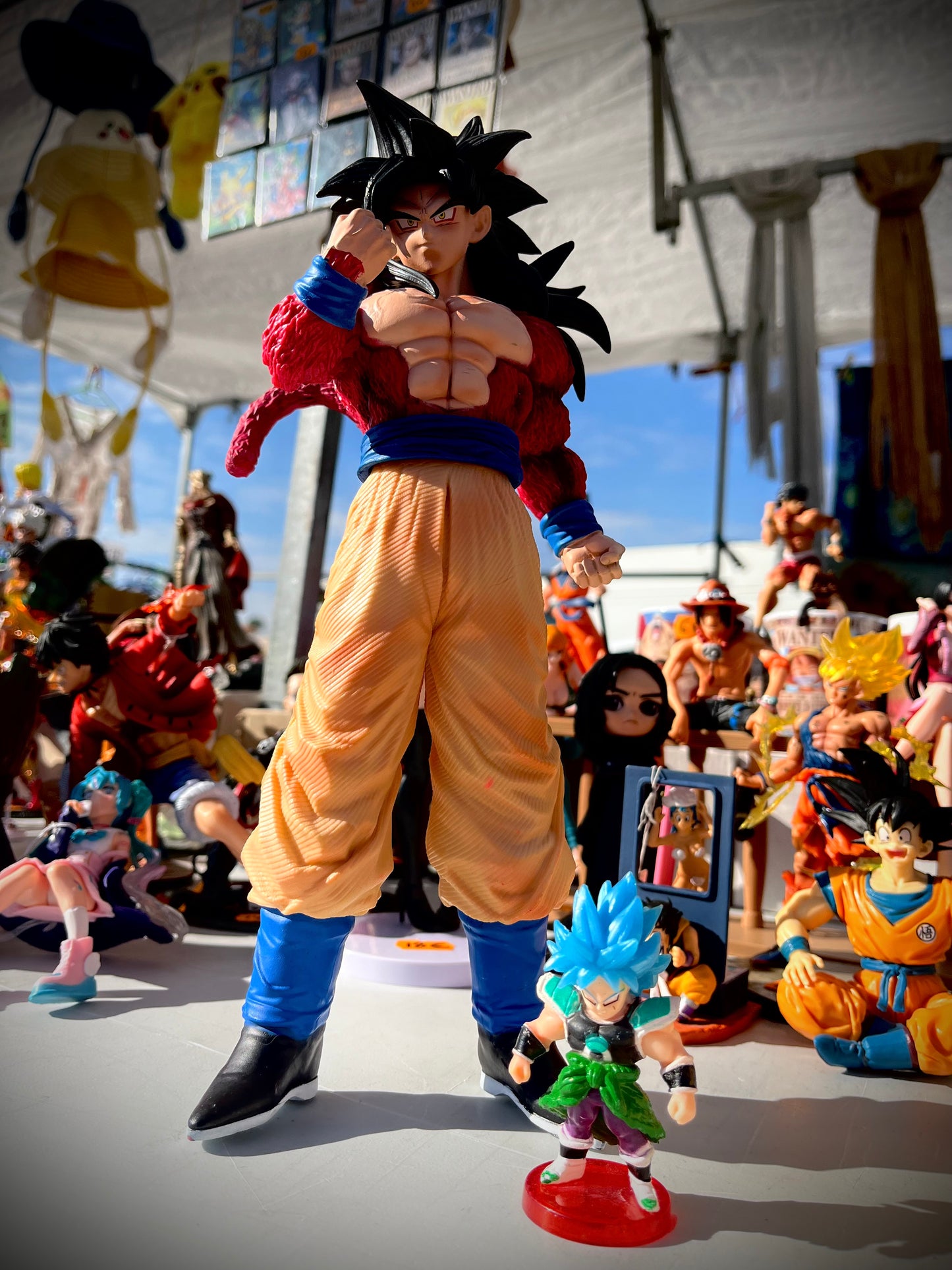 Dragonball Z Goku Super Sayan 4 anime 3d high quality big tall Figurine from Dragon Ball z