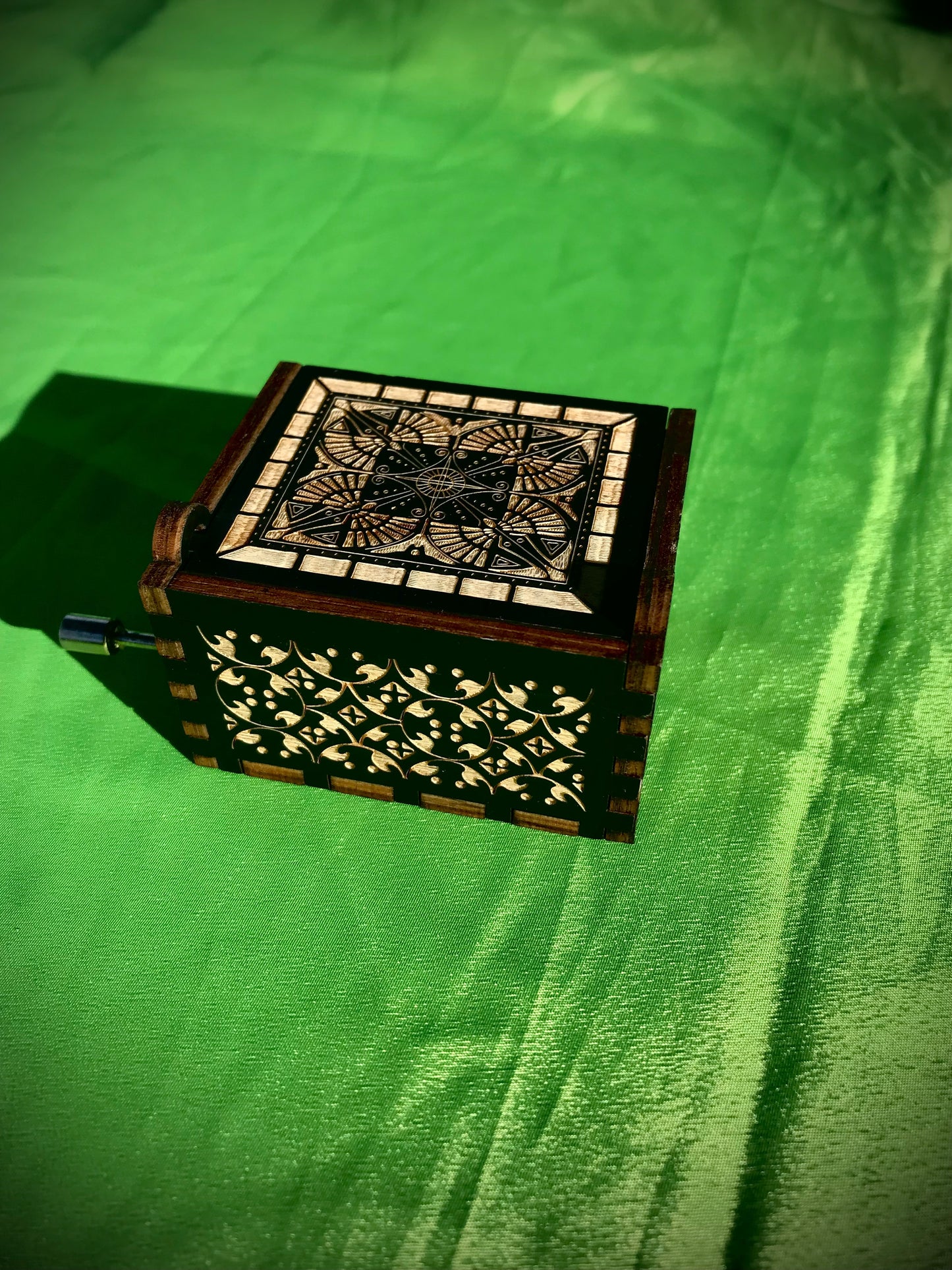Naruto shippuden anime wooden music box of Naruto