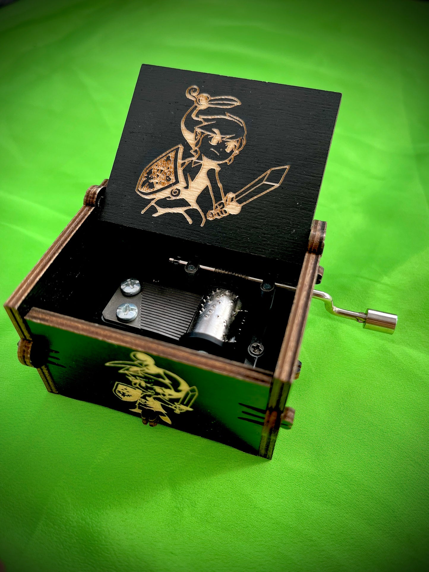 Zelda breath of the Wild anime wooden music box of the classic from Zelda