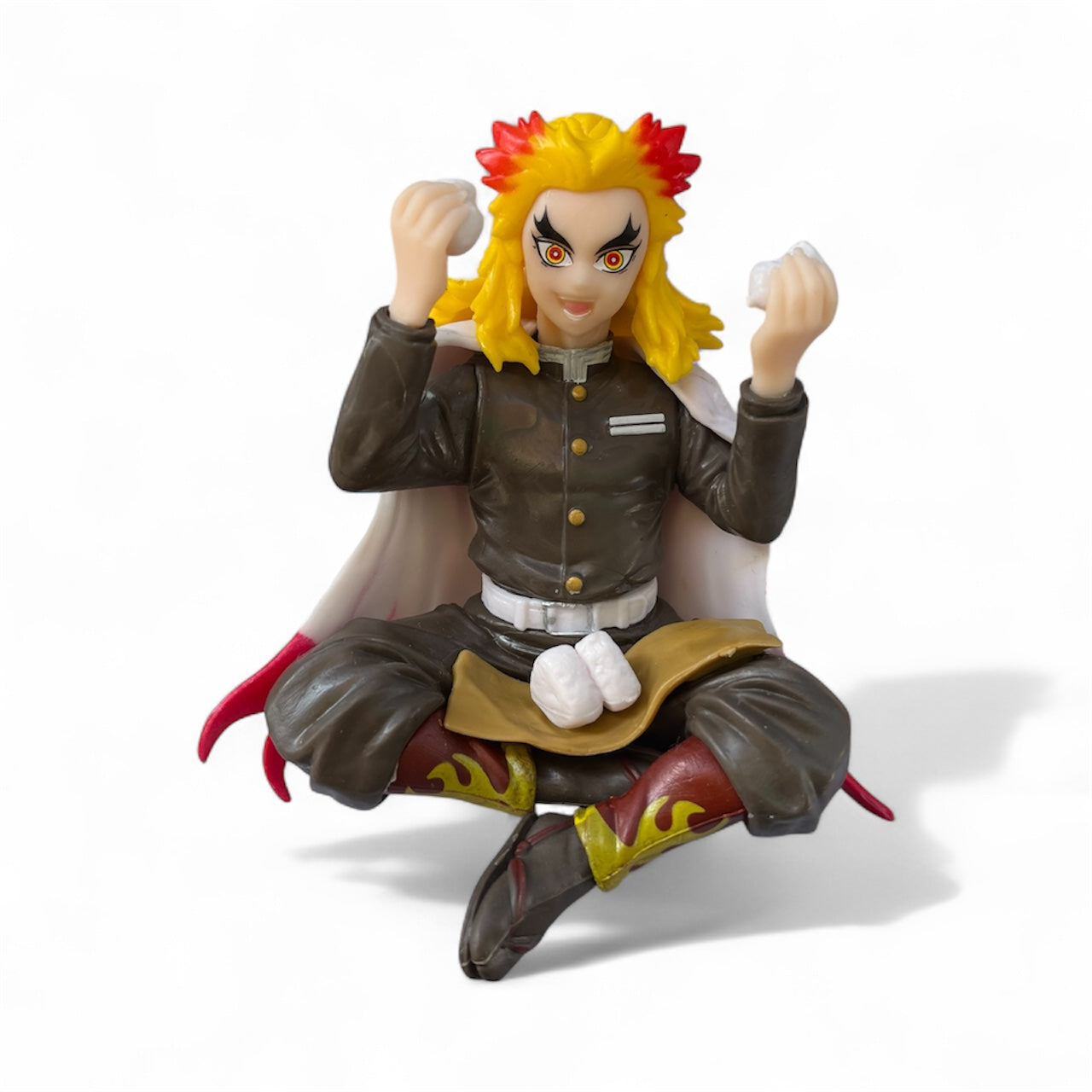 Kyojuro Rengoku Eating Onigiri – Flame Hashira Demon Slayer Collectible Figure