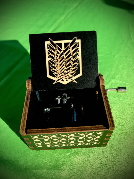 Attack of the Titans anime wooden music box of the classic from AoT