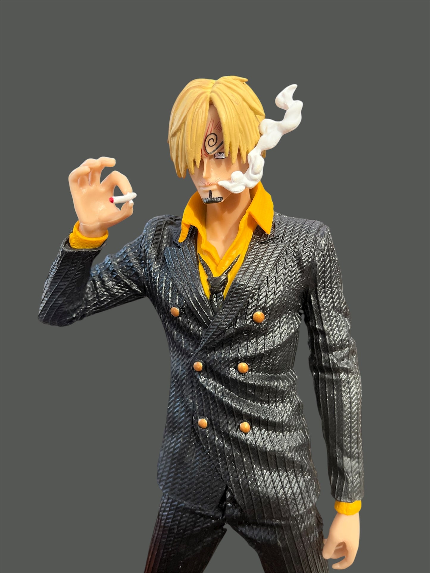 One Piece – Sanji Black Suit Figure with Flame Effect (33cm)