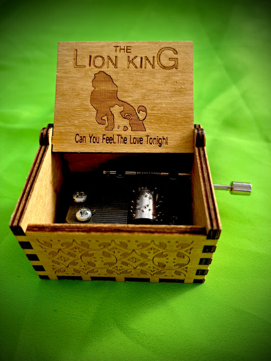 The Lion King anime wooden music box of the classic from Disney