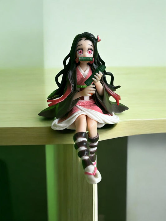 🌸 Nezuko Kamado Sitting Figure – Adorable Demon Slayer Collectible