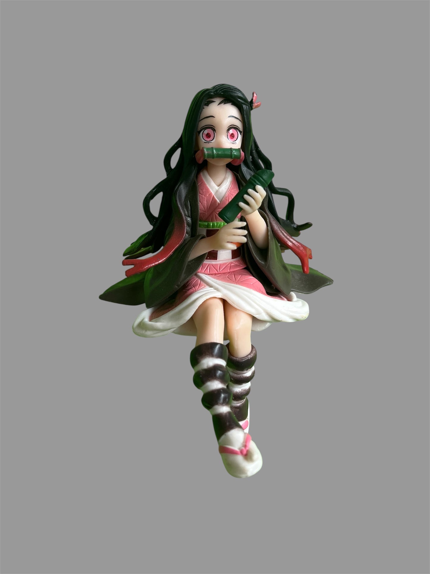 🌸 Nezuko Kamado Sitting Figure – Adorable Demon Slayer Collectible