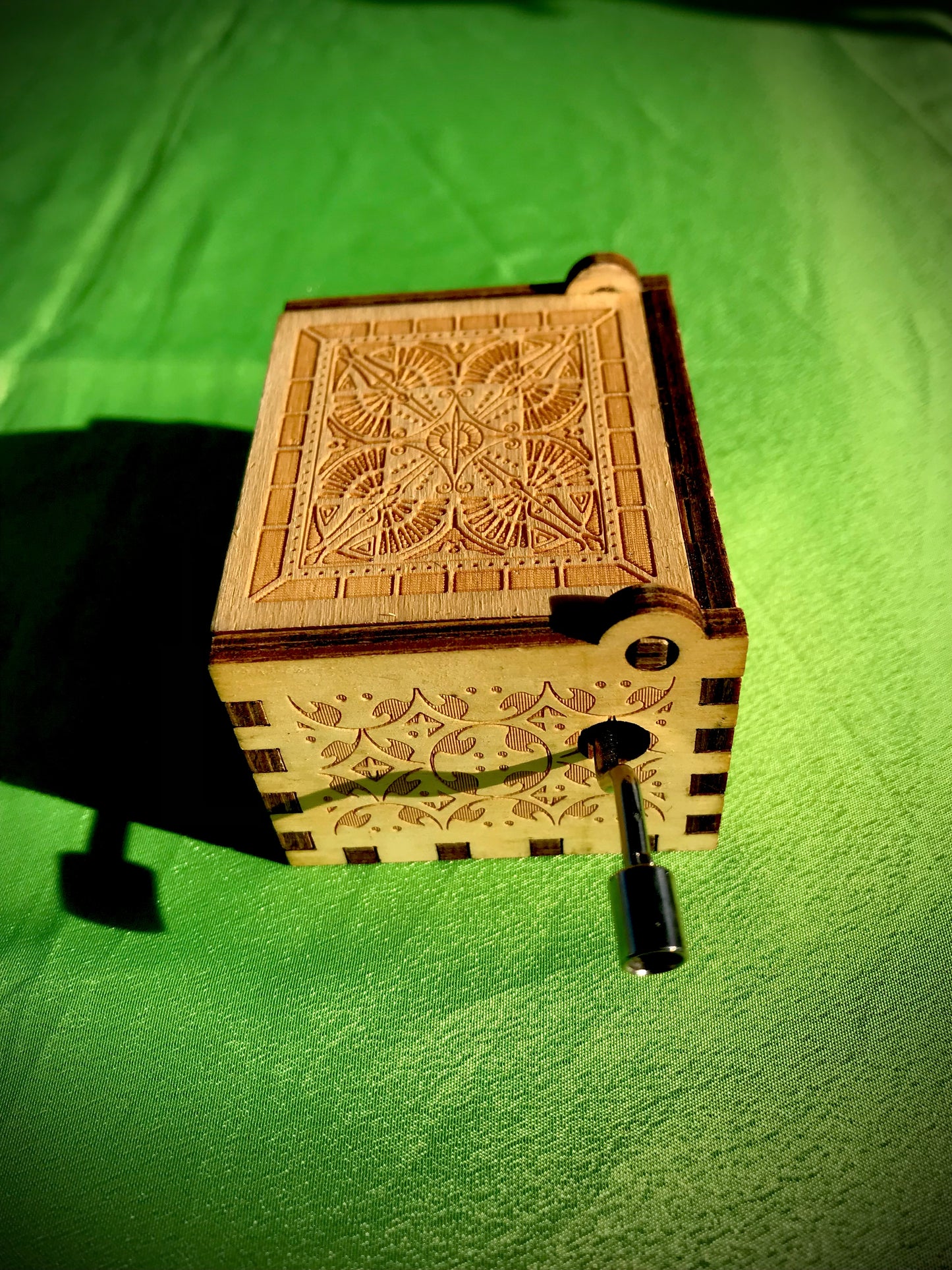 Castle in the sky V2 anime wooden music box of the classic from Studio Ghibli