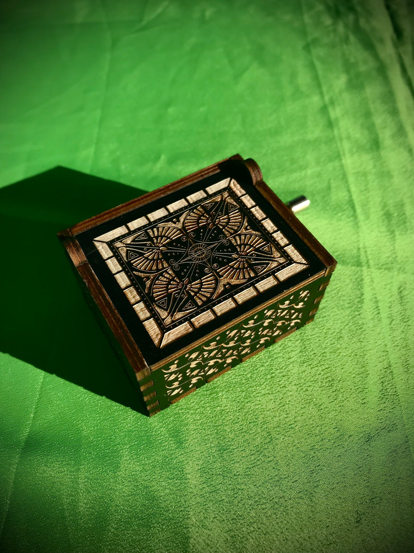Naruto shippuden anime wooden music box of Naruto