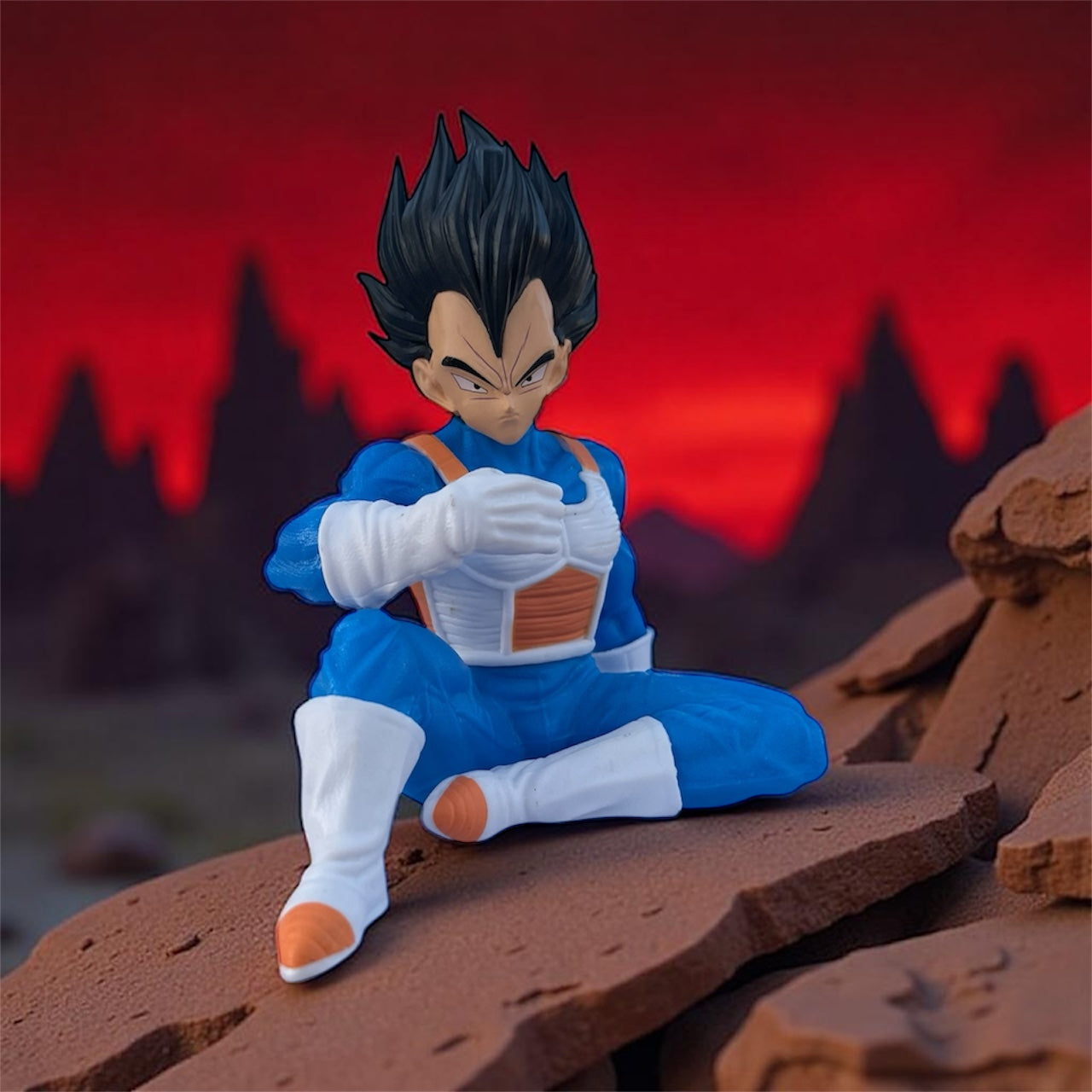 Vegeta Saiyan Armor Figurine – Dragon Ball Z Collectible Statue