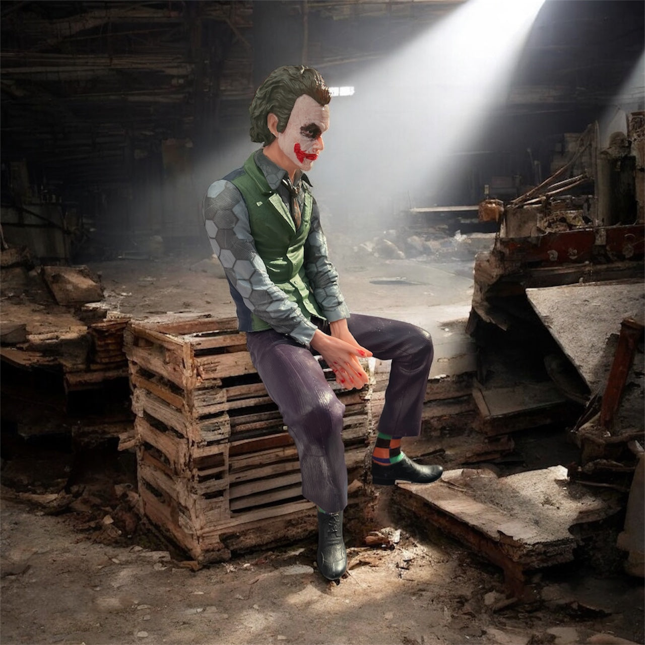 The Joker – The Dark Knight (Heath Ledger) Figure – 25 cm